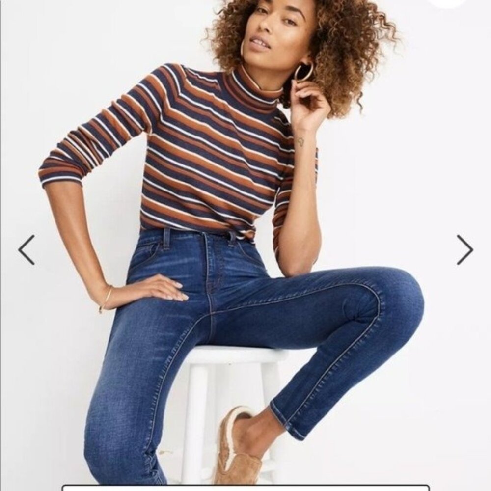 Madewell 10" High-Rise Skinny Thermolite Jeans